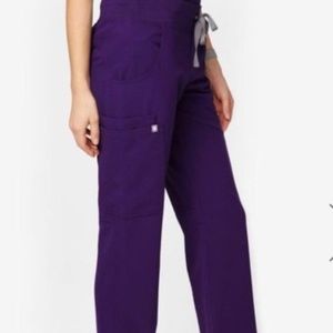 FIGS Kade scrub pant purple